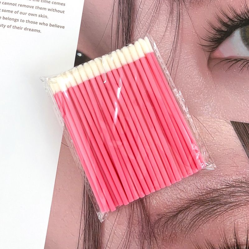 一次性唇刷化妆植绒神器便携工具口红棉签唇膏化妆师专用晕染刷子