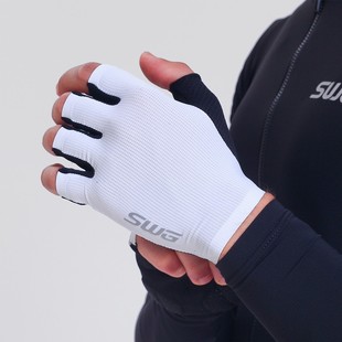 SWG春夏季 备减震透气手套 自行车骑行手套半指男女公路山地单车装