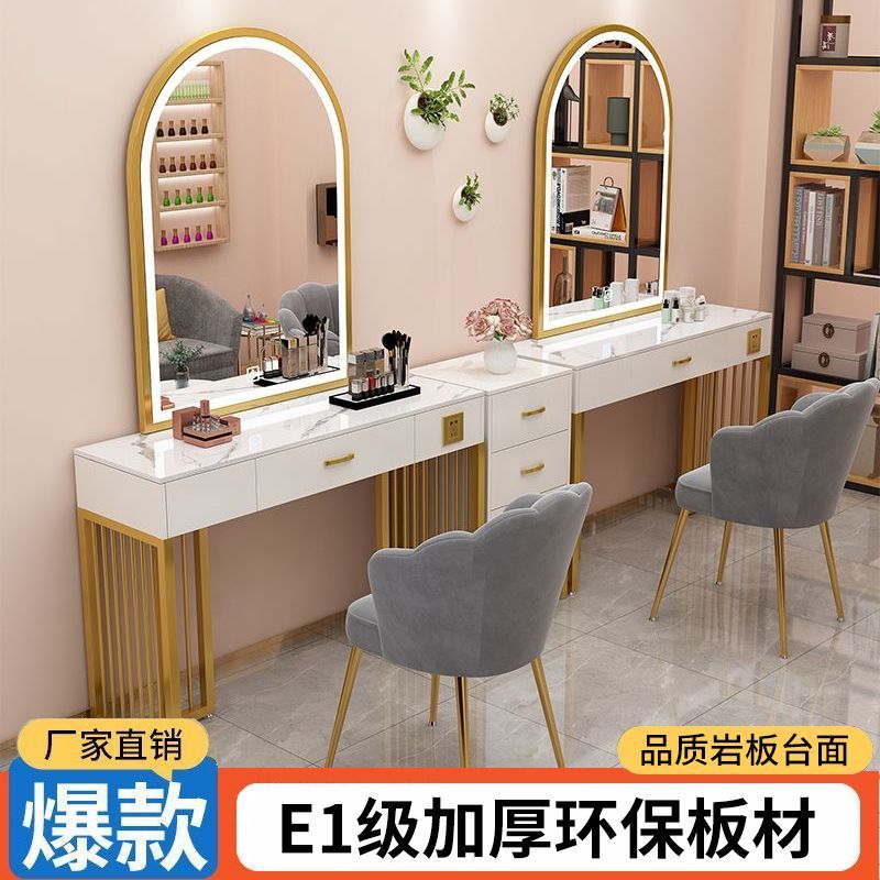 化妆台化妆师专用培训梳妆台影楼摄影专业化妆台化妆镜台式桌面