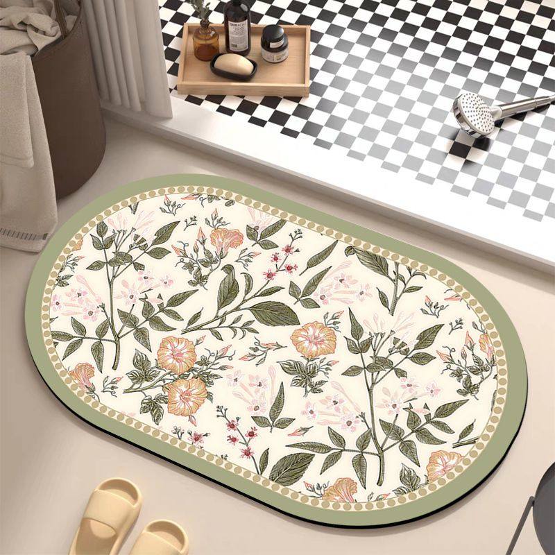 浴室硅藻泥地垫吸水脚垫防滑速干厕所卫生间洗澡间门口地毯垫子,居家布艺,家用脚垫,淘宝优惠券,粉丝福利购,淘宝优惠卷