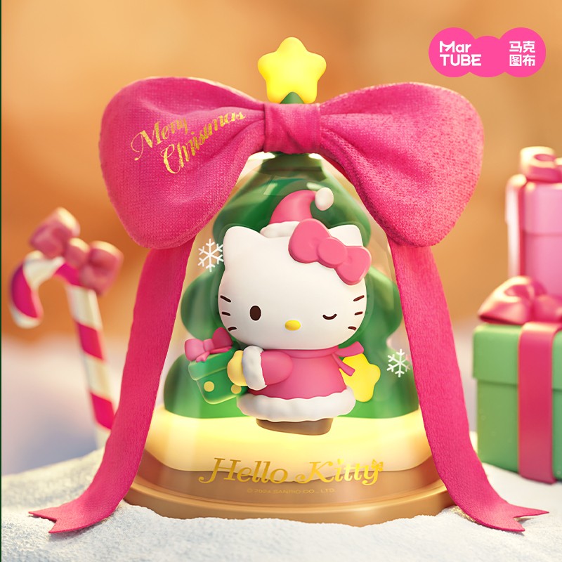 马克图布HelloKitty圣诞树摆件灯礼盒充电桌面装饰女友圣诞礼物