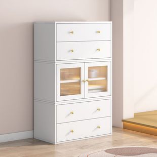 钢制组合模块柜DIY半墙电视柜简约落地书柜自由组合柜玩具收纳柜