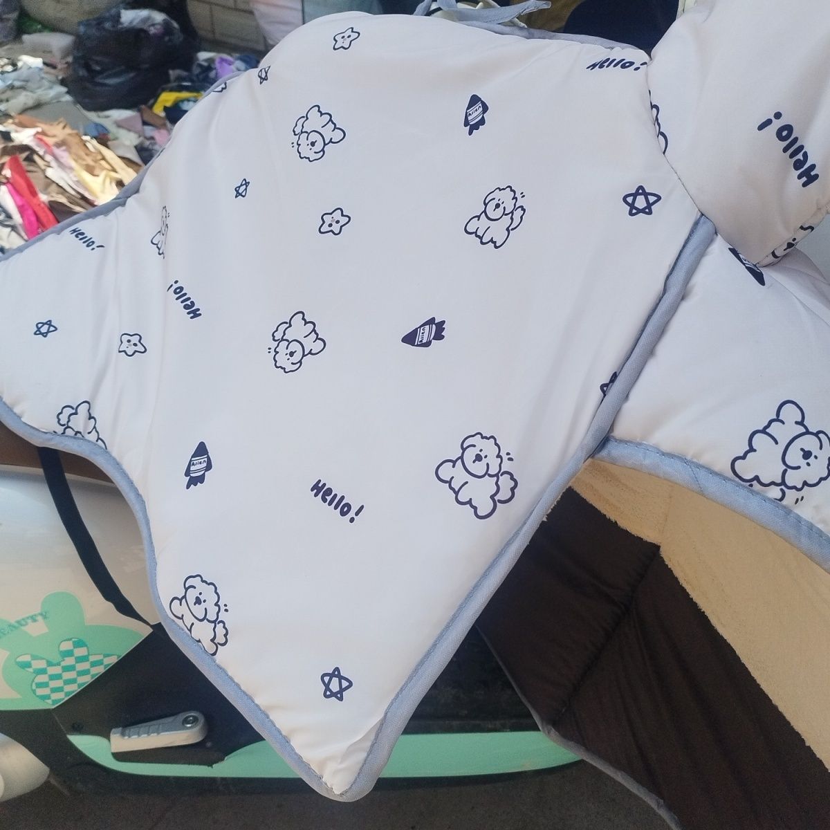 三合一新型挡风被冬季电动车挡风被防寒保暖三合一爆款