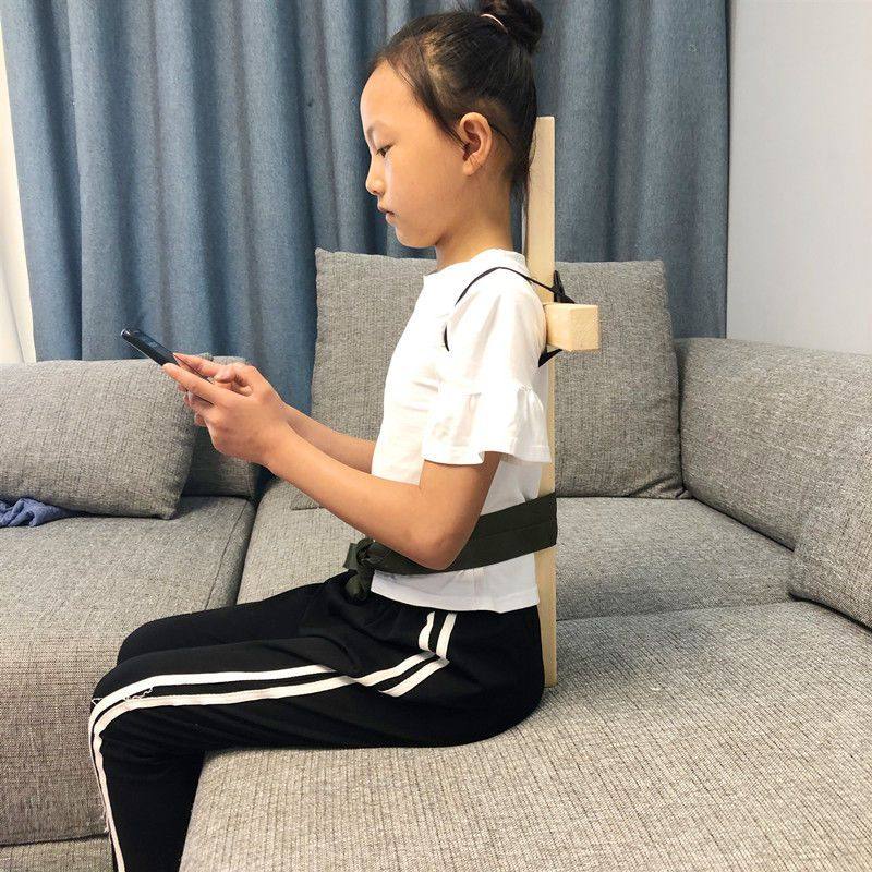 十字架练背神器坐姿矫正器军训站姿学生儿童防驼背架形体训练挺胸