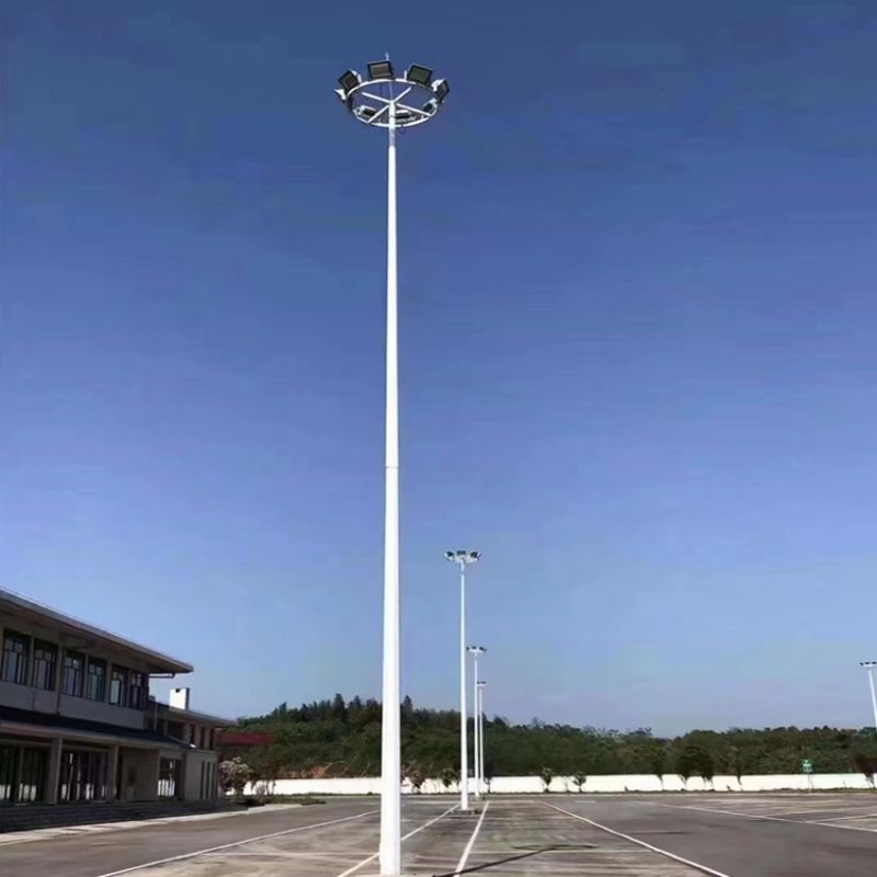 球场灯高杆中杆灯6/7/8米足球场网球场篮球场灯广场led道路投光灯