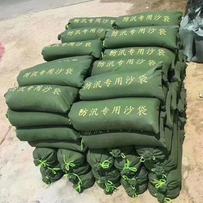 100条防汛沙袋厂家防洪沙袋防水加厚帆布社区物业防洪抗洪袋