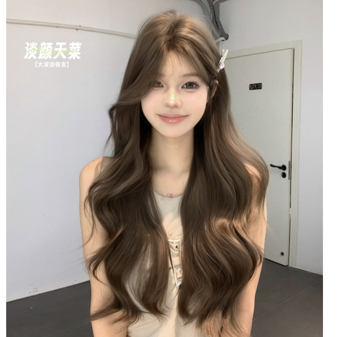 【淡颜天菜】束朵假发大波浪卷时尚气质秋冬妆容好物日常甜美全头