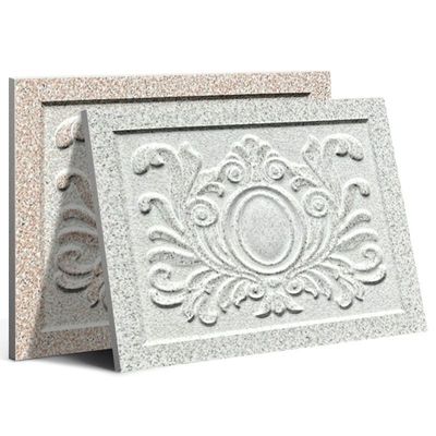 罗马柱瓷砖罗马柱瓷砖底座花片浮雕砖380X500农村家用柱子外墙砖