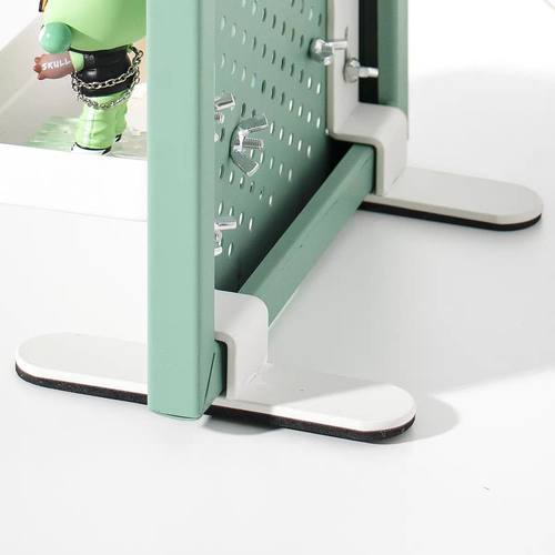 洞洞板立式夹式支架桌面固定支架T型支架桌夹式固定器新款免打孔