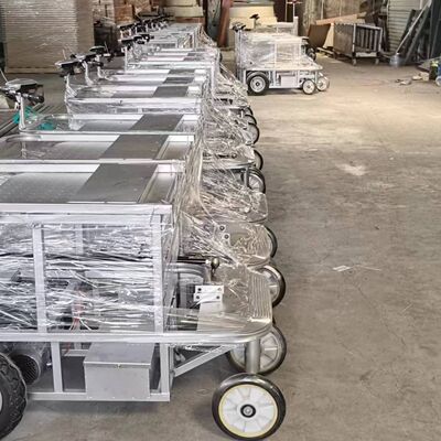 养鸡场电动养鸡观察车 阶梯款鸡舍登高辅助巡视车鸡棚防疫车