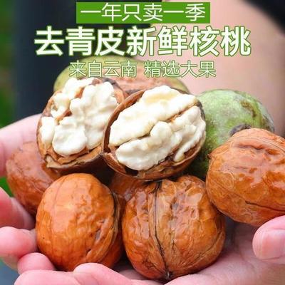2025云南去青皮新鲜湿核桃薄壳生态无漂白美味醇香手工去皮脆嫩