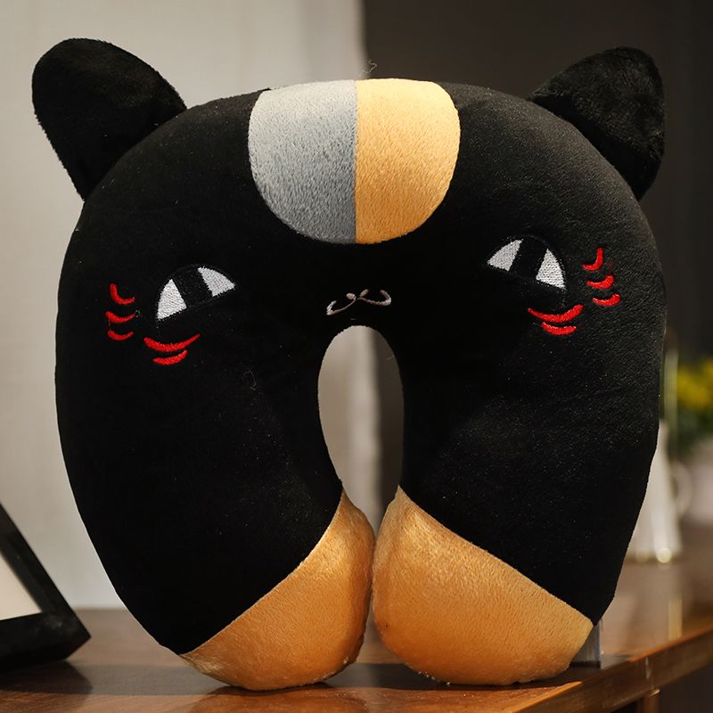 躺床上看手机神器枕头u型头枕可爱卡通抱枕靠枕护颈枕飞机旅行办