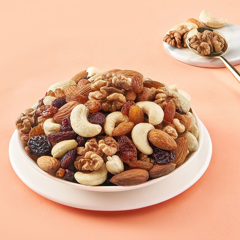 天虹牌每日坚果750g混合果仁独立小包装礼盒健康营养零食早餐干果