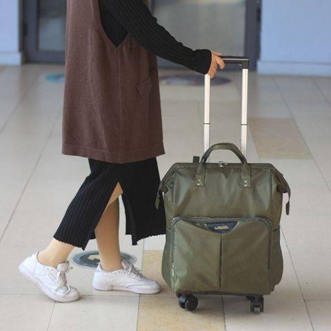 手拉背囊韩版拉杆旅行包双肩行李袋防水女手提可拆卸大容量登机