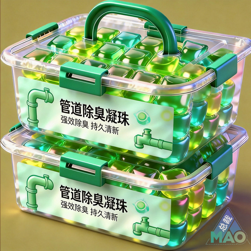 下水道除臭凝珠高浓度防返臭