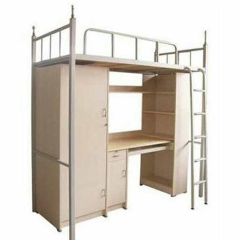 供应单人金属床 上下高低型材床 学生宿舍公寓床 高低铺定