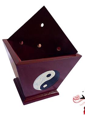 令旗底座 实木旗座 旗斗 底盘 道用品太极斗 令旗旗座