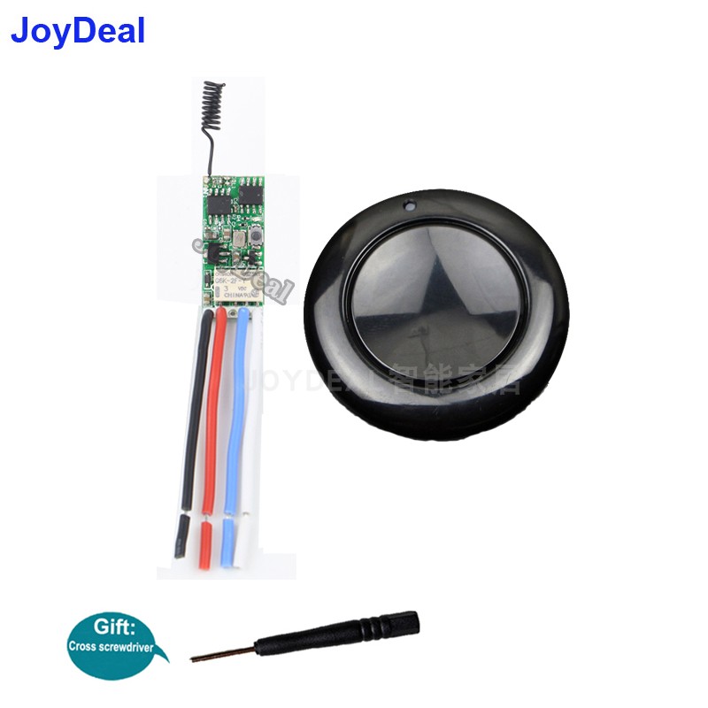 无线遥控开关线路转换延时继电器遥控开关6V12V电源电池迷你模块