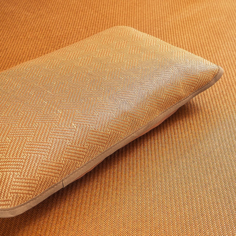 夏季凉席枕套藤编枕头套子竹枕凉枕套单人家用成人透气一对拍2