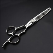 莎伦蒂思专业发廊7寸玫瑰剪理发剪刀平剪牙剪套装 理发师剪发工具