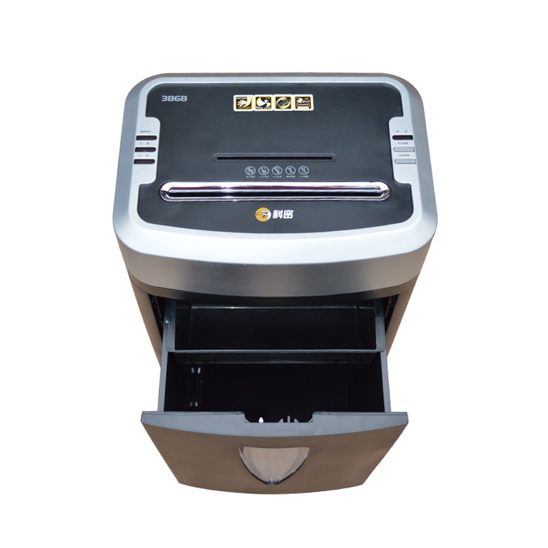 科密3868碎纸机高保密智能办公高速粉碎2x10mm米粒级免费开票