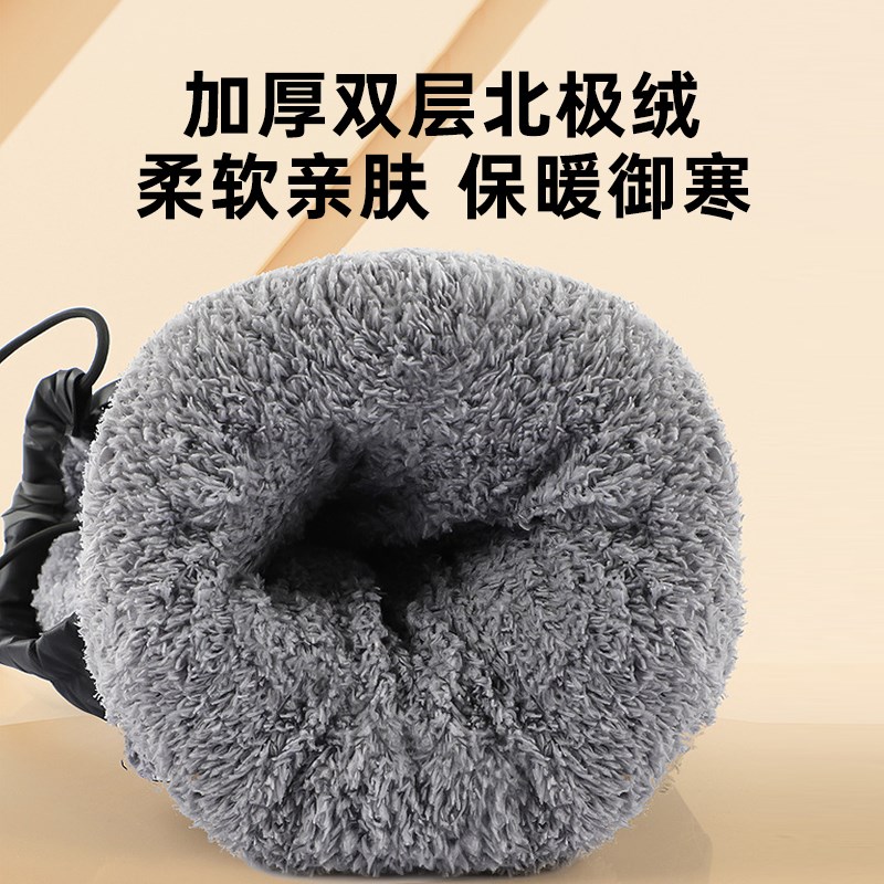 踏板摩托车手把套冬季保暖防风防水加绒加厚棉电动车骑行护手男女