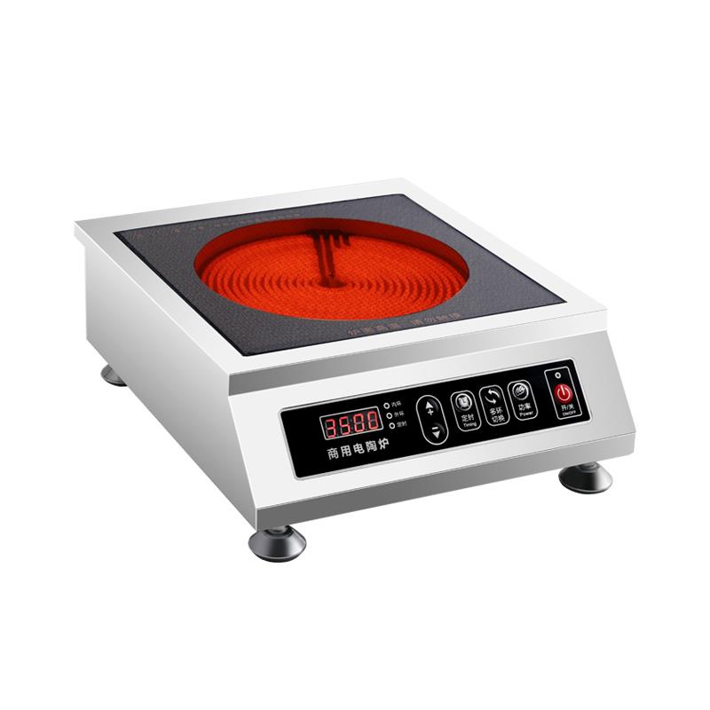 商用台式电陶炉大功率电磁炉3500w爆炒陶瓷炉智能光波炉5000w