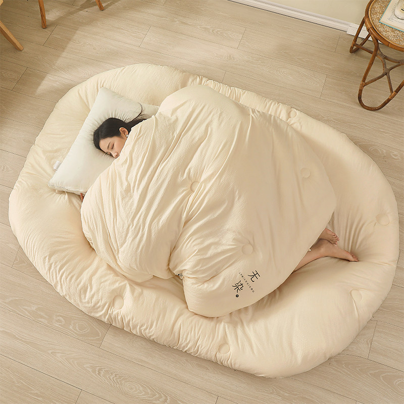 春秋被子被芯空调被大豆被拉链二合一子母被加厚保暖纤维冬被12斤