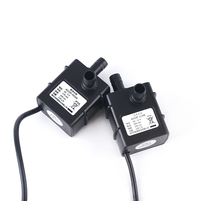 USB插口5~12V 插口迷你水泵水冷水暖床垫泵制冷片散热冷却循环泵