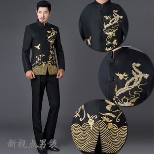 成人大合唱演出服高中学生朗诵中国风民族服男女民乐演奏表演服装