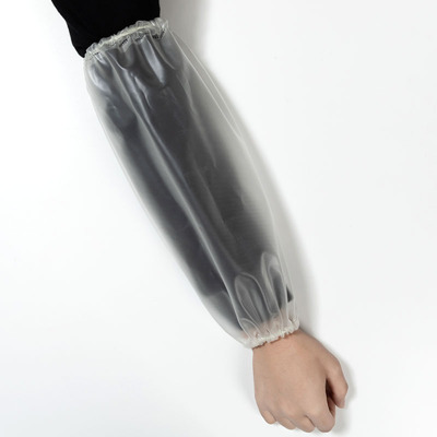 皖乐福加厚长款厨房简约时尚男女防污防水防油洗碗皮套袖工作护袖