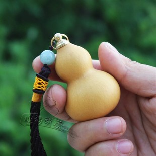 天然开口小酒葫芦鼻烟壶手捻仿古葫芦挂件随身装水文玩手把装药粉