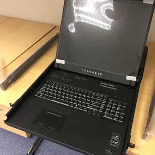 议价议价96RM-KVM19-8P- AH1，1U机架式19英寸液晶显示器KVM控制