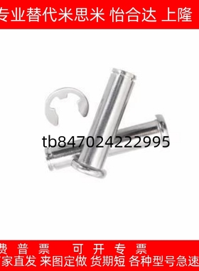 带肩扣环固定型铰链销SHCCG SHCDG3 4 5 6 8 10 12平头带槽销轴