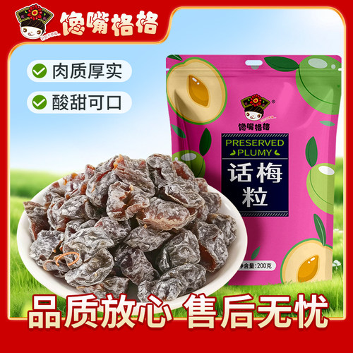 馋嘴格格酸甜无核话梅粒解馋