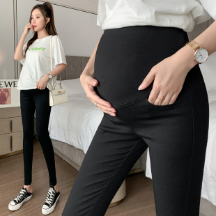 孕妇春装托腹打底裤春季怀孕裤子春秋外穿长裤时尚百搭小脚铅笔裤
