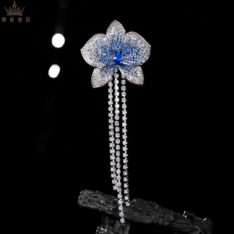 高档玫瑰花胸针女士西装大衣花朵胸E花高档配饰气质花朵别针披肩