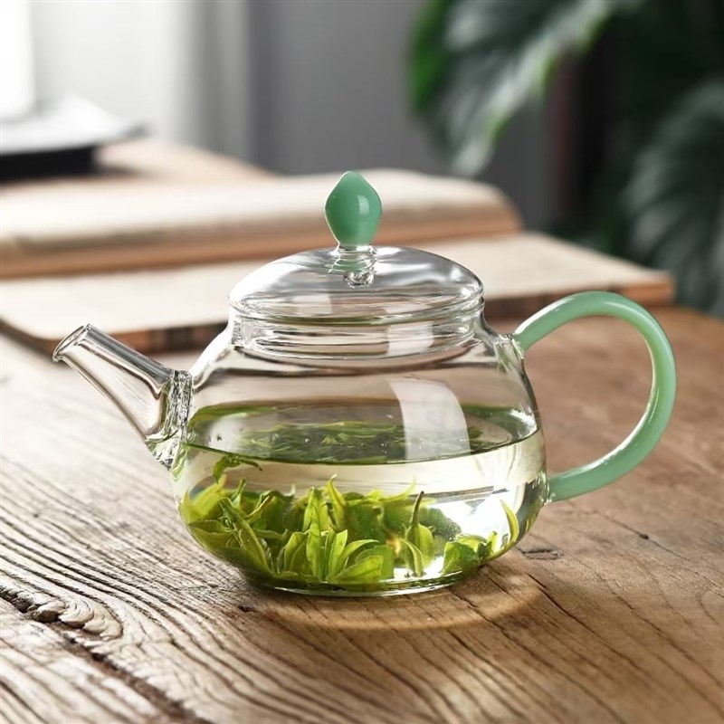 耐热小号玻璃茶壶泡茶家用小壶个人煮茶喝茶茶水壶迷你单简约茶具