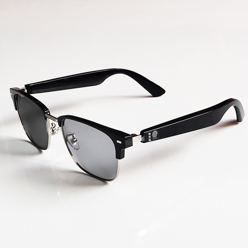 智能定向音频蓝牙耳机眼镜音乐通话变色防蓝光近视老花高端头戴式