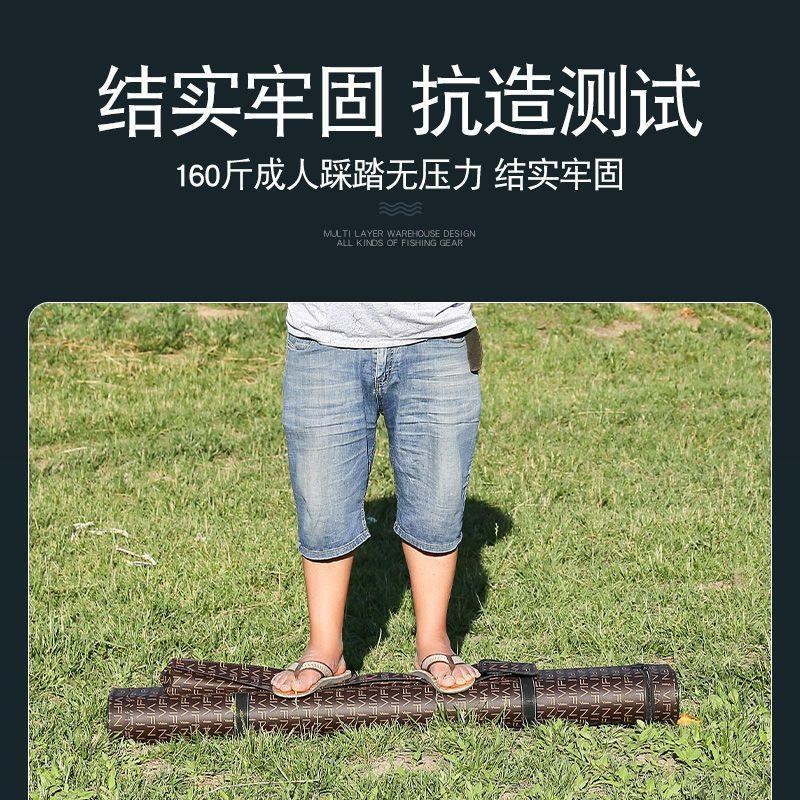 1.25米1.35l米硬壳防水鱼竿包路亚杆包杆桶带兜多功能大容量钓鱼