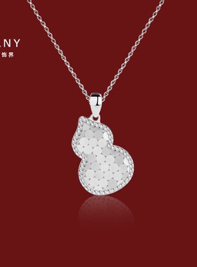 葫芦项链999纯银女款2024新款新中式国风小众设计锁骨链夏天吊坠