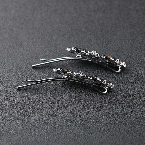 发卡子头饰刘海夹一字夹妈妈发夹女侧边夹水钻顶夹气质2023年新款