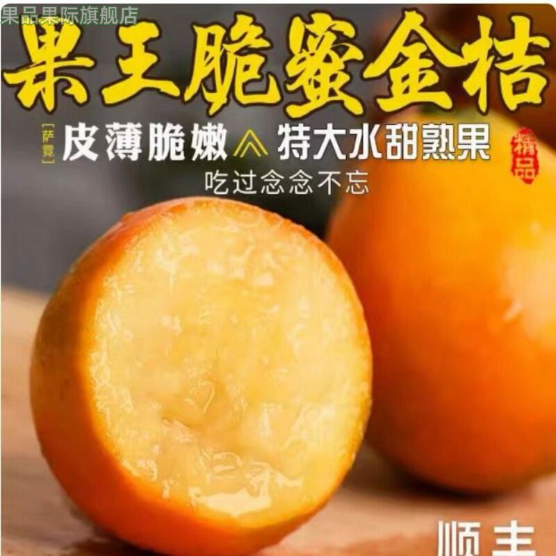 特大脆蜜金柑融安脆蜜金桔第三代广西一级金橘大果新鲜甜蜜可礼盒