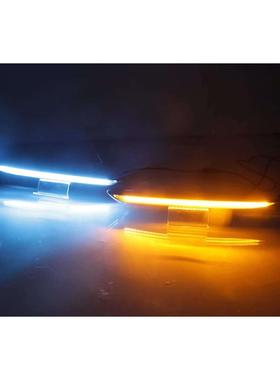 适用于2018吉利博越PROTONX70日行灯灯眉日行灯导光转向泪眼LED