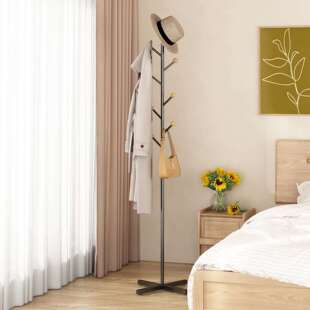 标准件挂衣架衣帽架落地卧室架子床头家用