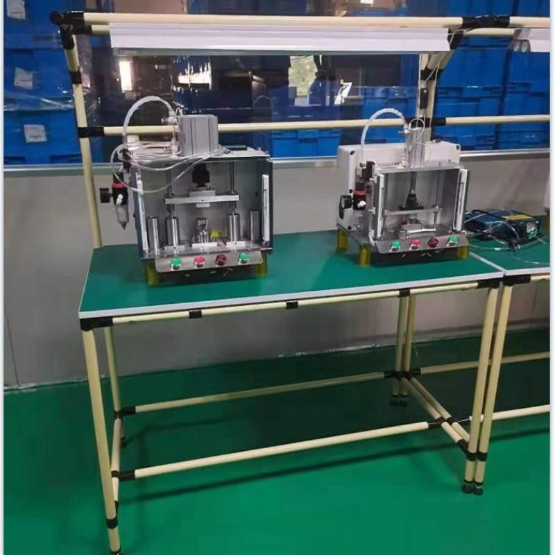 线棒工作台防静电产线桌子不锈钢精益管组装操作台
