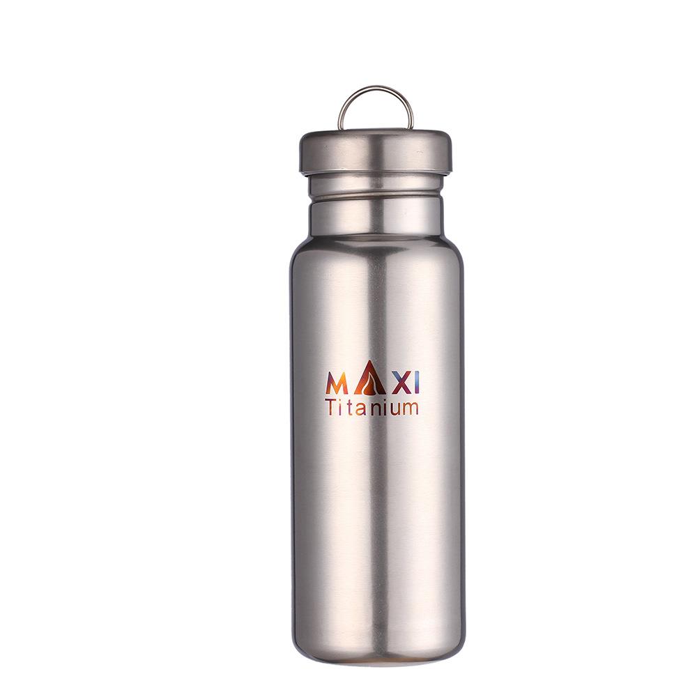 MAXI千橡树WB-800户外水壶水具自行车水壶登山防漏便携钛壶