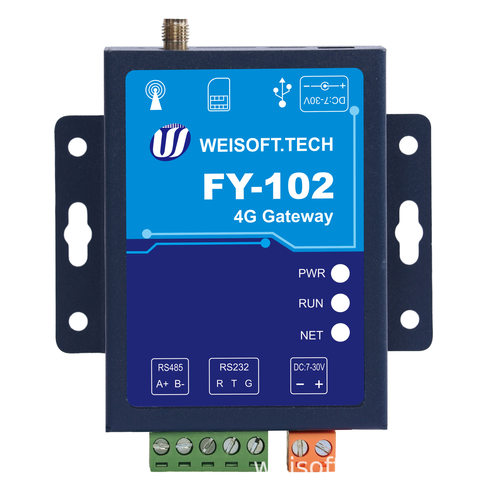 FY102-4G边缘计算网关-RS232串口网关-MODBUS网关-MQTTT网关