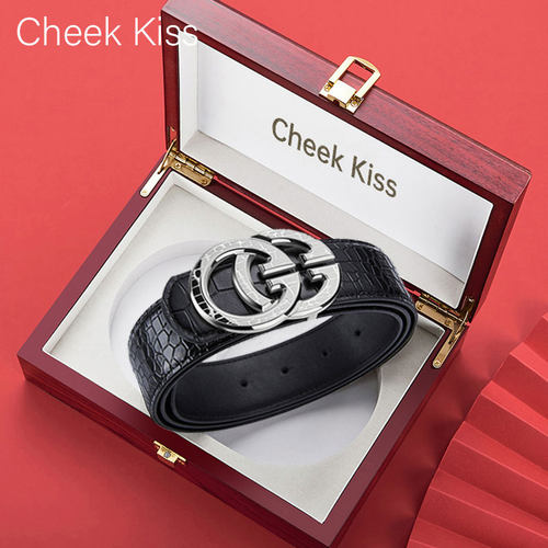 Cheek Kiss男士商务休闲皮带高奢皮带真皮2026新款头层牛皮腰带