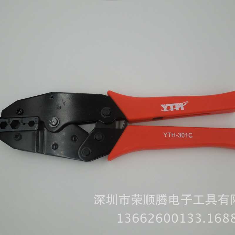 BNC压线钳冷压钳YTH-301C 可压-3 -4 -5型的BNC,SMA,N,F头六角钳